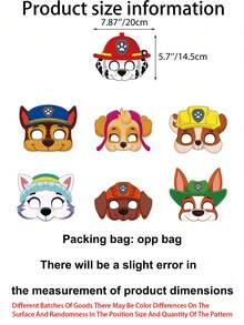 نظارات ديكور حفلة عيد ميلاد Paw Patrol، أنماط متعددة، نظارات عيد ميلاد سعيدة ملونة، مناسبة لملابس الحفلة وإكسسوارات الصور، ديكور حفلة مثالي، هدية صغيرة - متعدد الألوان - مشاهدة 4