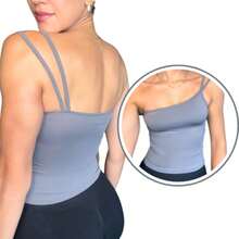 Women's One Shoulder Tank Top Strapless Top Tube Top Suplex Blouse Y2k Fashion Gringa Strappy Casual Party Knitted Asymmetrical - 灰色 - 查看 2