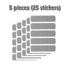 5/20/30/50pcs - Window Screen Repair Patch, Adhesive Repair Kit, Indoor Insect Fly Mosquito Screen Curtain Mesh, Screen Door Repair Patch. Mosquito-Proof Self-Adhesive Screen Repair Patch, Mesh Hole Repair Sticker, Mosquito-Proof Door Window Drainage Hole Patch. Window Screen Repair Patch, Drainage Outlet Patch. Sealing Strip. - Multicolor - View 11