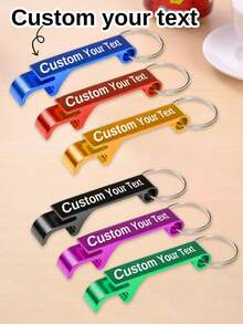 Custom Keychains (6/12/30/60/120 Pieces), Custom Bottle Openers, Personalized Keychains, Cool Keychains, Custom Keychains With Pictures, Customizable Keychains, Promotional Items With Your Logo., Trade Show Giveaways - Style a - View 2