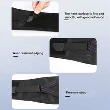 Waist Support Belt - Instant Relief, Breathable, Suitable For Men And Women - Black - View 5