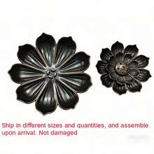 1pc Elegant Lotus Shaped Incense Burner With Ash Tray - Graceful Home & Office Fragrance Accessory, Creates A Ambiance - Ideal For Meditation And Relaxation (Details Random) - Multicolor - View 5