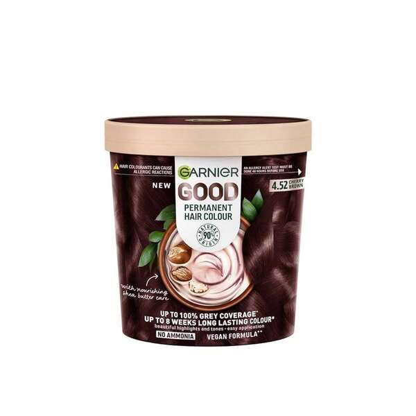 Garnier Good Coloração Permanente 4.52 Castanho Cereja - Coloração Permanente, Textura Espessa