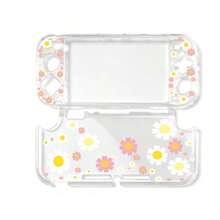 Clear Crystal Protective Case For Switch Lite, NS Lite Console Cat Paw & Cherry Blossom Pattern Full Coverage Anti-Drop Anti-Scratch Wear-Resistant Lightweight Portable Game Console Protective Accessory - View 8