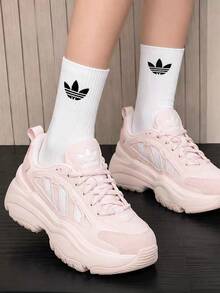adidas originals OZGAIA 舒適百搭 低筒 老爹鞋 女 淺粉紅色 - 粉色 - 查看 1