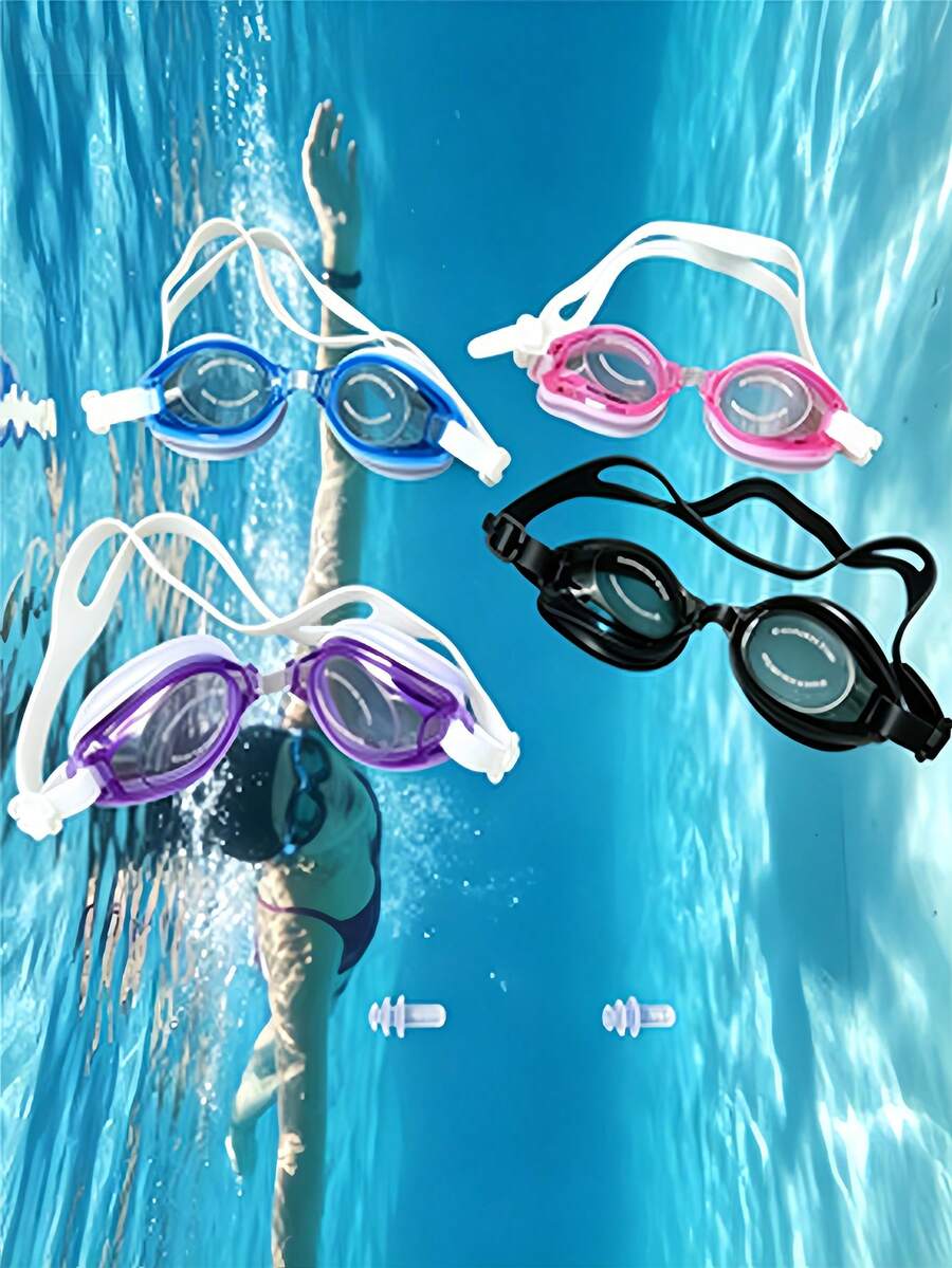 Multi Purpose Swim Goggles With Premium Silicone Gaskets Scratchproof Swim Cap For Cruisers And Travelers Lightweight Adult Swim Goggles Essential For Resort Pools And Spas Beach Essentials Swimming Pool Stuff Vacation Accessories For Women