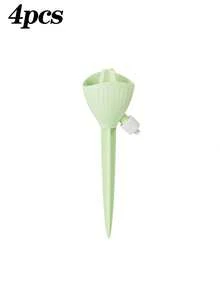 1/4pcs Self-Watering Plant Spikes With Adjustable Drip Irrigation Valve Automatic Watering Device, Automatic Watering System For Potted Plants, Essential For Business Trips, Vacations And Travel, Garden Horticulture Flower Pot Supplies - Multicolor - View 14