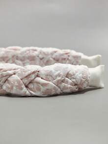 2pcs/Set Woven Multi-Strand Satin Printed And Mesh Thick Wide Band Decorative Headband For Women - Multicolor - View 3