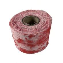1pc Halloween Cloth Escape Room Party Theme Set Horror Decoration Pendant Dress Up Handprint Gauze Blood Gauze - A - View 6