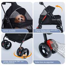 Pet Strollers - Black - View 5