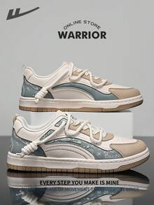 Warrior Men's Board ShoesSpring And SummerComfortable Modest Style Casual Yet Sleek Sneakers Applicable Throughout The Year Wear-Resisting All-Day Wear Training Sneakers Running Shoes - Beige/Green/Khaki - View 6