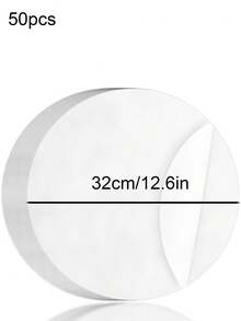 50/100 tờ giấy nướng tròn (6in/8in/10in), thảm nướng chống dính, giấy lót nồi chiên không dầu, giấy lót khuôn bánh, giấy thấm hút, giấy nướng hai mặt phủ silicon đã cắt sẵn. - Nhiều màu - Xem 30