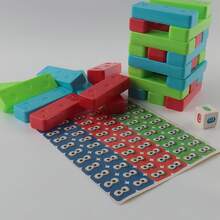 30pcs Fun Balance Blocks Toy, Suitable For Parent-Child Interaction, Partner Games And Group Games, Includes Dice And Stickers, Suitable For 1-3 Players, Birthday Party, Ideal Gift For Christmas And Halloween - Multicolor - View 3