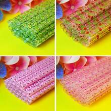 24pcs Reusable Fruit & Heart Print Straws, Assorted Patterns For Birthday Party Supplies, Birthday, Wedding, Bridal/Table Decor And Holiday Celebrations - Multi-color-24pcs - View 14
