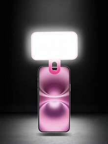 Portable Selfie Fill Light Video Conference Light With Phone Camera Clip, Clip-On LED Light For Video Conferencing, 3 Lighting Modes, Rechargeable, Portable, Suitable For Laptop/Phone/Tablet/Zoom Meeting/Makeup - A - 查看 9