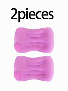 1/2/3pcs Set Portable Inflatable Pillow For Outdoor Napping, Travel, Camping, Office Rest, Suitable For Men And Women, Holiday Gift, Outdoor Essential Accessory, Festival Must-Have - Multicolor - View 9