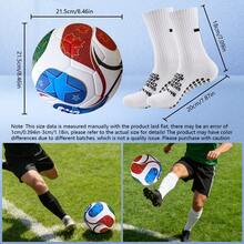 1 Set Football Sports Equipment, Standard Size 5 2026 Football, Laminated Training Ball And Grip Socks, Fashionable Matching, Professional Sports Gear - Multicolor - View 3