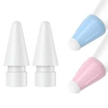 Kombinasi Ujung Pena Pengganti dan Pelindung Serat Ujung Pena untuk Apple Pencil, Kompatibel dengan Semua Seri Pena Stylus, Dapat Digunakan dengan Layar Tanpa Pelindung dan Pelindung Kaca Tempered. - MultiWarna - View 8