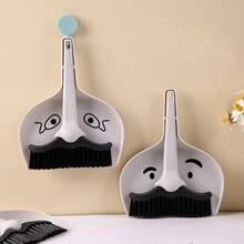 1pc Desktop Mini Broom And Dustpan Set, Mr. Beard Cleaning Broom, Student Desk Combination Cleaning Broom And Dustpan - Cleaning Brush - View 5