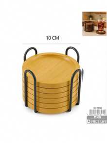 Creative Round Coffee Table Bedside Table Three Pieces Combination Corner Table Side Cabinet High-End Alphabet Table - Camel - View 9
