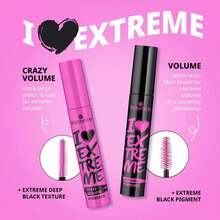 Essence إيسنس ماسكارا الرموش I Love Extreme Crazy Volume 12 مل - الأسود - مشاهدة 10