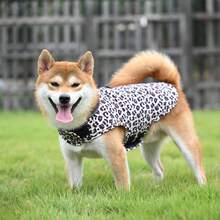 Medium To Large Dog Winter Coat, Waterproof Outer Layer, Wool Lining Warmth, Waterproof Zipper, Leash Hole, - Pet Clothing, Cold Weather Dog Snow Jacket, Windproof Winter Coat - Beige - View 5