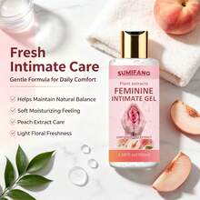SUMIFANG 100ml Peach Plant-Based Intimate Care Gel – Keeps Intimate Area Fresh And Clean; Gentle Cleansing With Plant-Based Formula; Suitable For All Skin Types - View 6