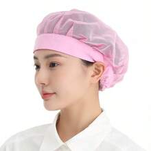 3pcs/1pc Topi Koki Pria/Wanita, Topi Koki Masak yang Dapat Diatur, Penutup Rambut Kering Kamar Mandi, Topi Koki Masak Dapur yang Dapat Digunakan Kembali - Dapat Digunakan Kembali & Dapat Dicuci - MultiWarna - View 16