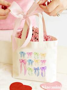5/10pcs Mini/S/M/L Size Reusable Cute Rabbit Bow Heart Pattern Canvas Gift Bags Party Favor Bags Set, Birthday Party Kids Theme Party Gift Bags Baby Shower Back To School Graduation Party Theme Party Thanksgiving Christmas Anniversary Party Gift Packaging Bags Essential - View 51