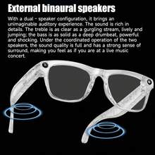 2026 New Unisex Smart Glasses, 100W Camera, Clear Image Without Shake, 260mAh Large Capacity Battery, With Flashlight Can Be Used As Flashlight, Camera Battery Life Up To 100 Minutes - View 4