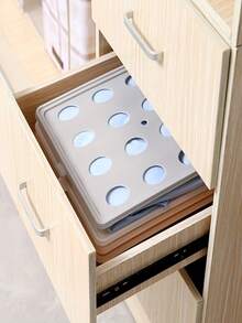 1/4/20pcs Stackable Clothing Storage Trays, Portable Plastic Storage Boxes, Suitable For Shirts And T-Shirts, Space-Saving Compact Closet, Wardrobe And Home Storage, Neutral Color Wall-Mounted Closet System Storage Bins - Multiple Styles and Colors - View 7