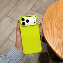 Compatible With IPhone 17 Pro 17 Pro Max 17 Case Liquid Silicone 3 Layers Full Covered Soft Gel Rubber Phone Case,Fresh Summer Color Palette,Shockproof Protective Case With Anti-Scratch Microfiber Lining For IPhone 13 11 16 Pro Max 15 14 Plus 12 Mini XS Max 7 8 Plus - Fluorescent Green - View 11