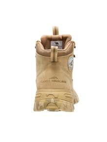 CAMEL CROWN Men's High-Top Outdoor Work Boots – Winter Hiking, Thick-Soled, Non-Slip, Camouflage Combat Style - Sand - View 4