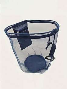 Multifunctional Sports Drawstring Mesh Bag, Portable Basketball Mesh Bag, Ball Storage Bag With Zipper Pocket, Mesh Tote Bag Suitable For Men And Women, Basketball, Football, Rugby, Volleyball And Football Sports Equipment Storage, Basketball Gear - Multicolor - View 15