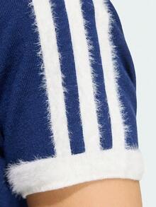 Adidas Originals Kaos Rajut Lengan Pendek Tanpa Kerah Wanita TKW2606 - Navy Blue - View 5