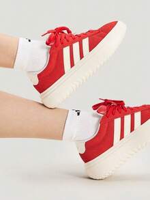 Adidas GRAND COURT PLATFORM CNY Comfortable Casual Sneakers Women's Red - Red - View 1