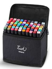 80/60/48/36/24 Color Marker Set, Dual-Tip Chisel And Fine Line Sketching Art Markers, Adult Coloring Book Coloring, Painting, Sketching, Blending And Sketching Art Supplies Set - Sets - View 11