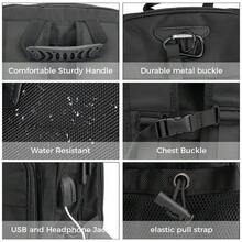 60L Travel Laptop Backpack With Shoe Compartment, Anti-Theft Hidden Pocket, Comfortable Shoulder Support For Commute, Work, University, Xmas Gift - View 6