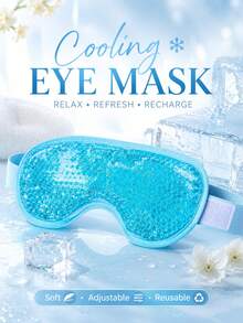 Masker Mata Gel Pendingin yang Dapat Digunakan Kembali - Relaksasi Dingin & Panas, Masker Mata Kompres Es Cocok untuk Semua Jenis Kulit, Perlengkapan Perjalanan, Masker Mata Kompres Dingin & Panas, 1 buah - A - View 1