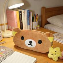 San-X Rilakkuma Japanese Style Cute Relaxed Bear Cartoon Pencil Case, Highly Attractive Large Capacity Storage Bag For Students - Multicolor - View 10