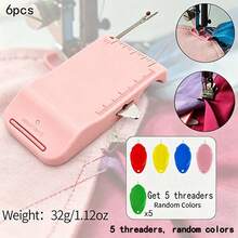 Magnetic Sewing Ruler With Scale And Seam Ripper, 3rd Generation Multi-Function Sewing Tool Set, Flat Magnetic Edge Guide With Ribbed Binding Fixation, Suitable For Straight Stitching, Includes 5 Sewing Threaders (Random Color), For Quilting, Garment Making And DIY Crafts - Three-in-one Regulations - View 15