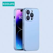 KOOLIFE 1件液態矽膠手機殼，適用於 Apple 18pro/18pro Max/17ProMax/Apple 17/Apple 17Pro/Apple 17Air/16/16pro/16plus/16promax/13/13pro/13promax/14/14plus/14pro/14promax/15/15pro/15plus/15pro/15promax，防震保護，多色可選 - 藍灰色 - 查看 3