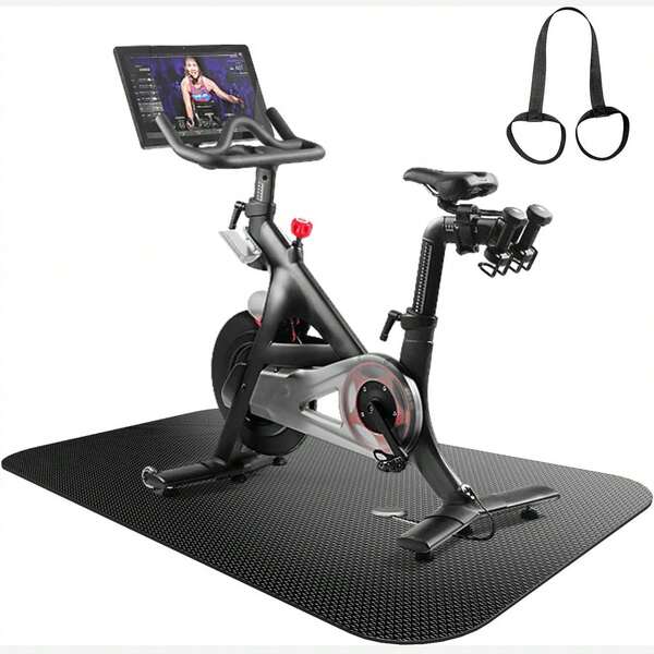 Tapete de Yoga, Tapete de Proteção para Bicicleta Ergométrica e Esteira Tapete Antiderrapante 120*60/180*75