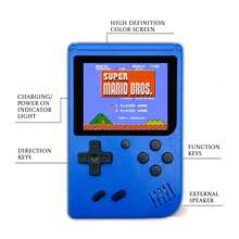 Videogame Console De Jogo Portátil HD 3.0" +500 Jogos Retro 1 Jogadore Conecta TV - Visão 4