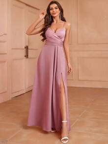 Women Short Dresses - Pale Pink - View 2