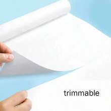 Fournitures de dessin pour la rentrée scolaire en classe, peinture et gribouillage pour la maternelle, papier de dessin blanc pur en rouleau long pour la peinture, le coloriage et le remplissage, papier de dessin pour gribouillage des enfants, canevas de 100m pour la maternelle sans salir les murs, papier d'art épaissi en rouleau complet super long, papier de peinture pour la rentrée scolaire, papier de dessin découpable pour usage en classe - Largeur 30 cm - Voir 8