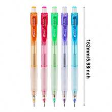 6PCS/SET Shake Mechanical Pencil Set, Random Color Pencils , 0.5mm, 0.7mm Or Mixed Size Stationery Set For Students, School, Office, Homework, Notes And Sketching - Multiple Styles - View 11