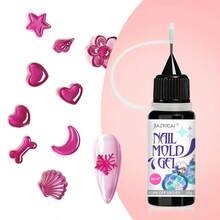 10G/3D Gel para Unhas - Gel de Modelagem de Arte de Unhas, Adequado para Design de Unhas DIY Arte de Unhas para Outono Inverno Verão Primavera, Usado para Pintura, Moldagem, Escultura e Decoração de Unhas de Halloween - Multicolorido - Visão 23