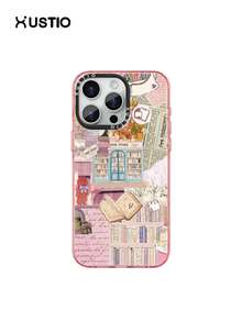 Casing Ponsel Transparan Anti-Jatuh Bahan TPU dengan Motif Rak Buku dan Huruf, Pelindung Benturan Kamera, Cocok Sebagai Hadiah Liburan untuk Pasangan dan Teman, Kompatibel dengan Ponsel Apple XS/XS Max/XR/11 12 13 14 15 16 Pro/Pro Max/14 15 Plus/17 16 Pro Max - MultiWarna - View 6