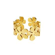 Gold Open Adjustable Ring For Women, Versatile Gold Thumb Knuckle Open Ring, For Dates Parties Dances Daily Commutes And Casual Vacations - Gold - View 15